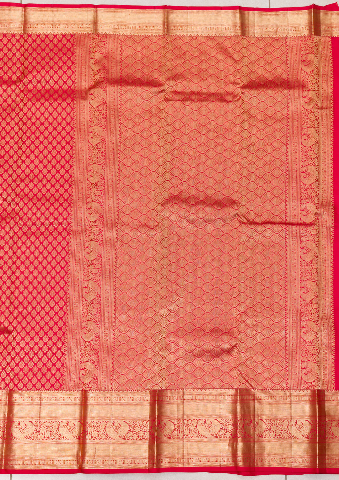 Red Zariwork Banarasi Pure Silk Saree