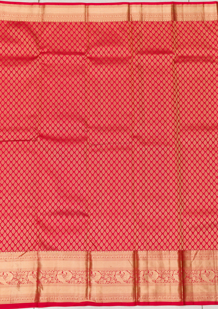 Red Zariwork Banarasi Pure Silk Saree