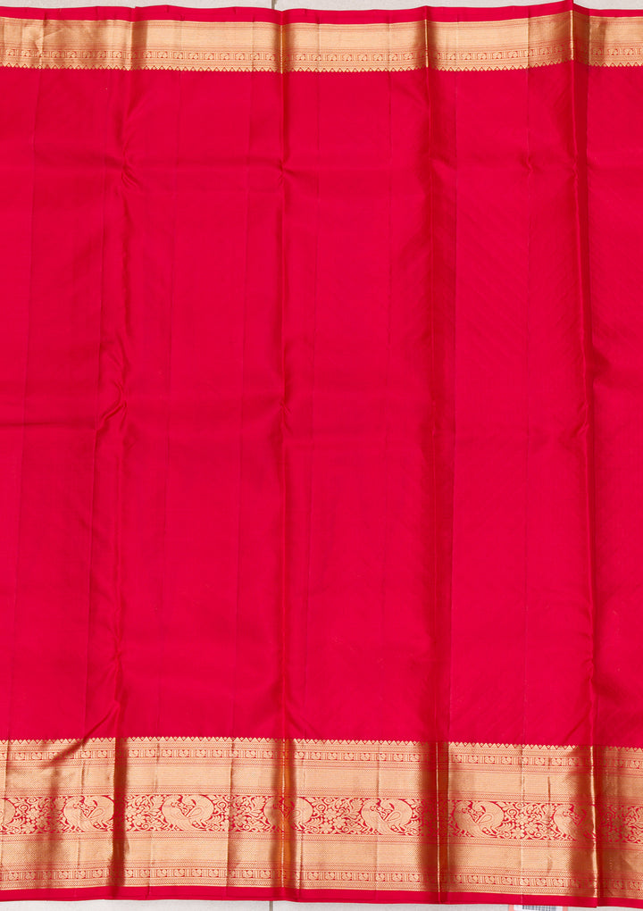 Red Zariwork Banarasi Pure Silk Saree