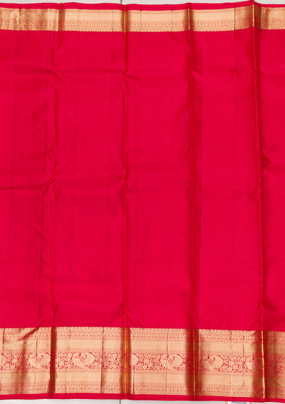 Red Zariwork Pure Silk Saree