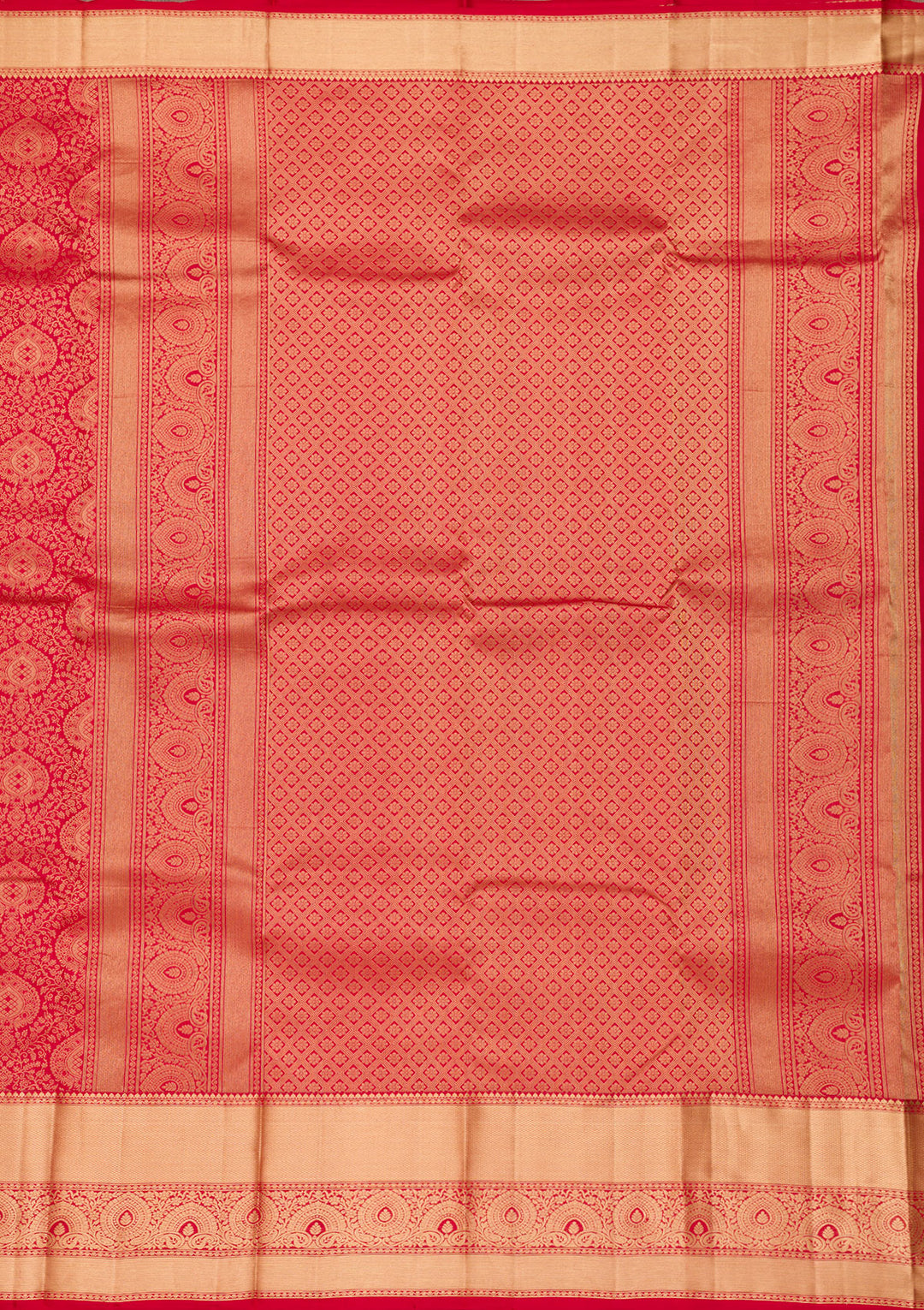 Red Zariwork Pure Silk Saree