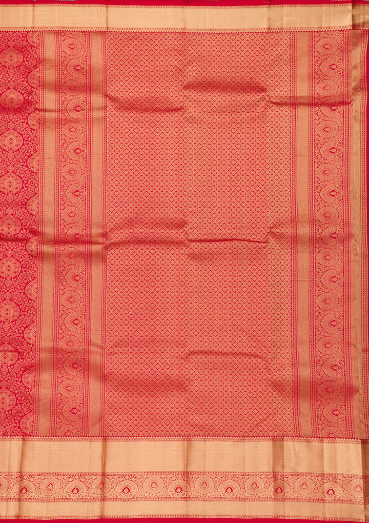 Red Zariwork Pure Silk Saree