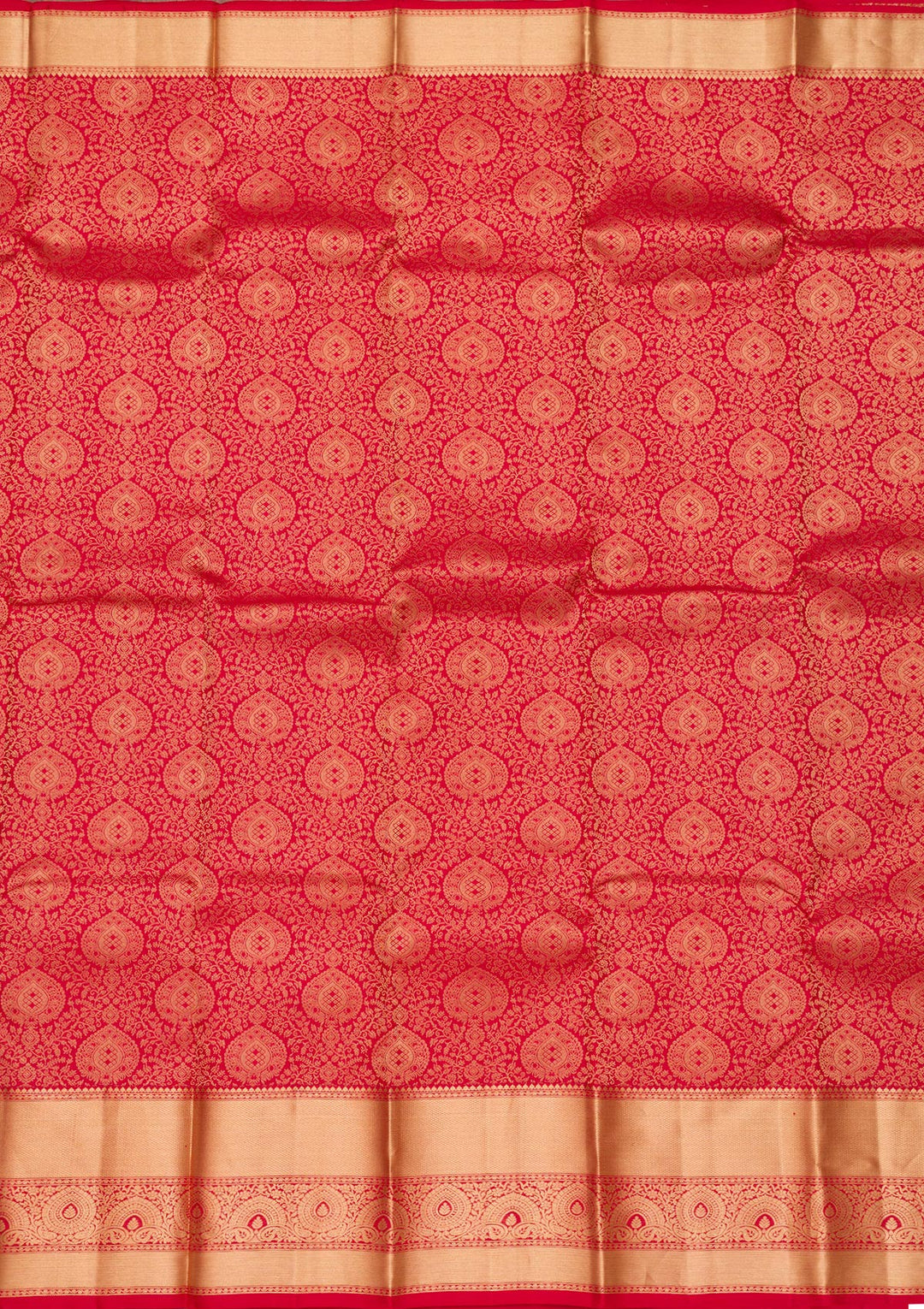 Red Zariwork Pure Silk Saree