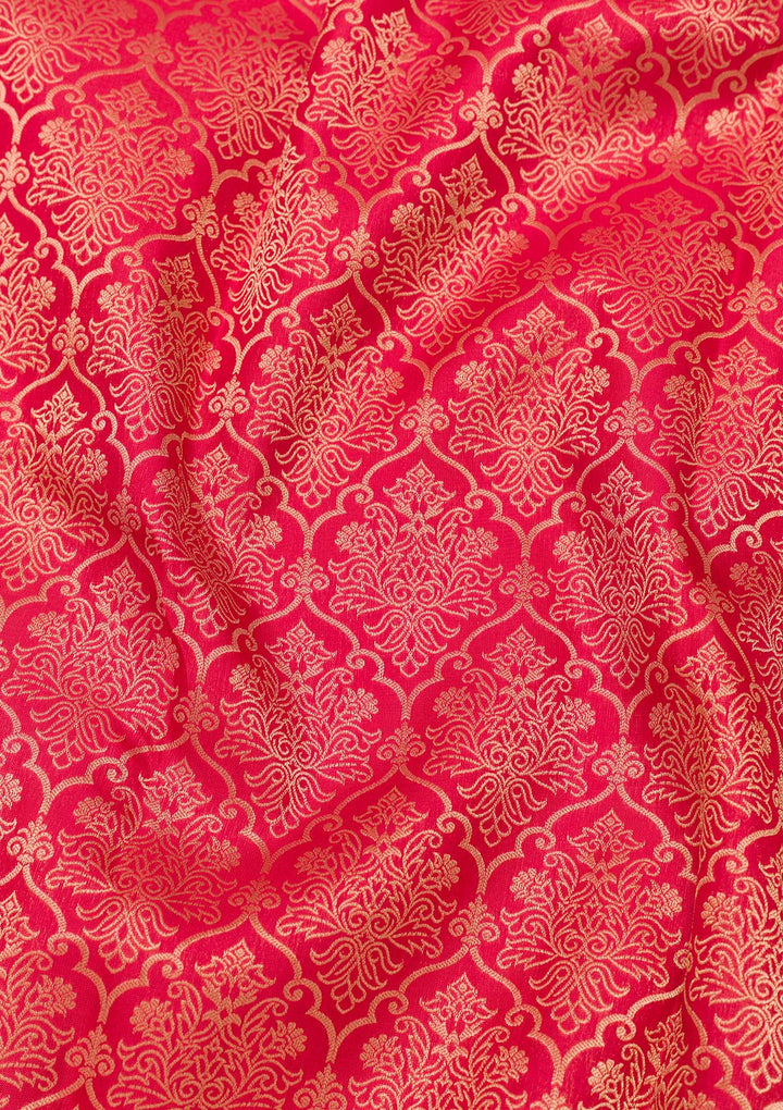 Red Zariwork Banarasi Pure Silk Saree