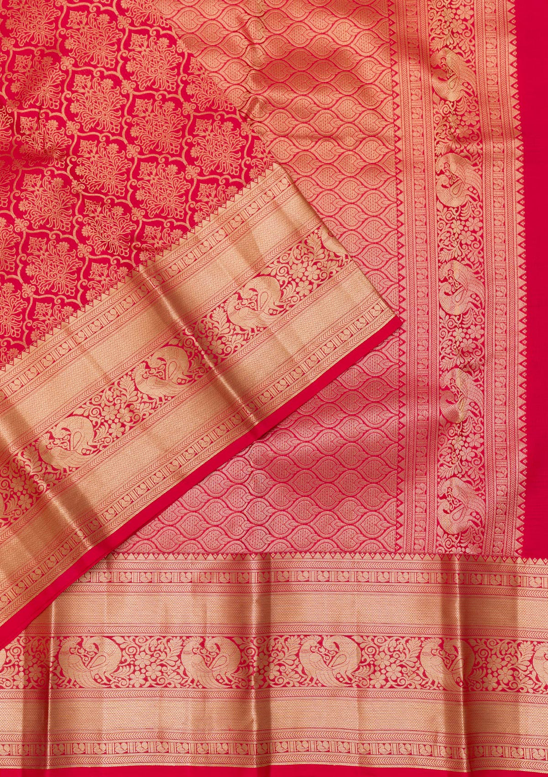 Red Zariwork Banarasi Pure Silk Saree
