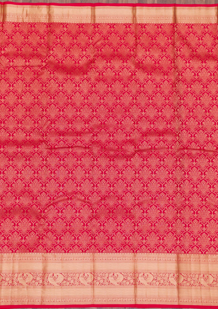 Red Zariwork Banarasi Pure Silk Saree