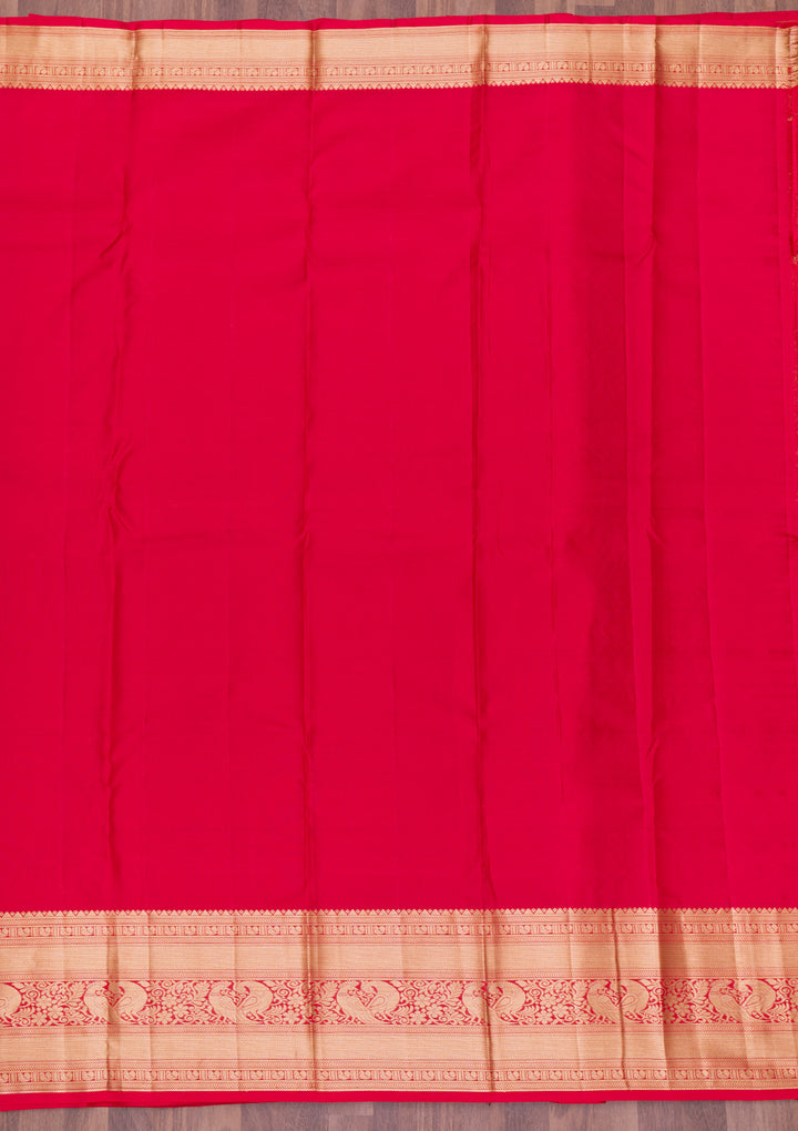 Red Zariwork Banarasi Pure Silk Saree