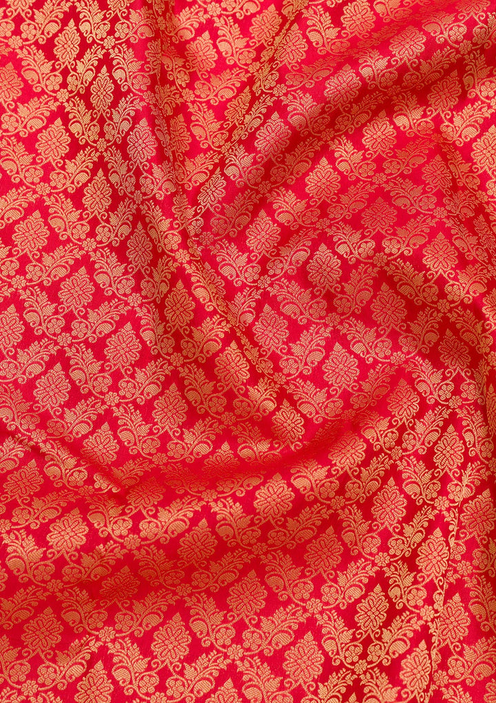 Red Zariwork Banarasi Pure Silk Saree