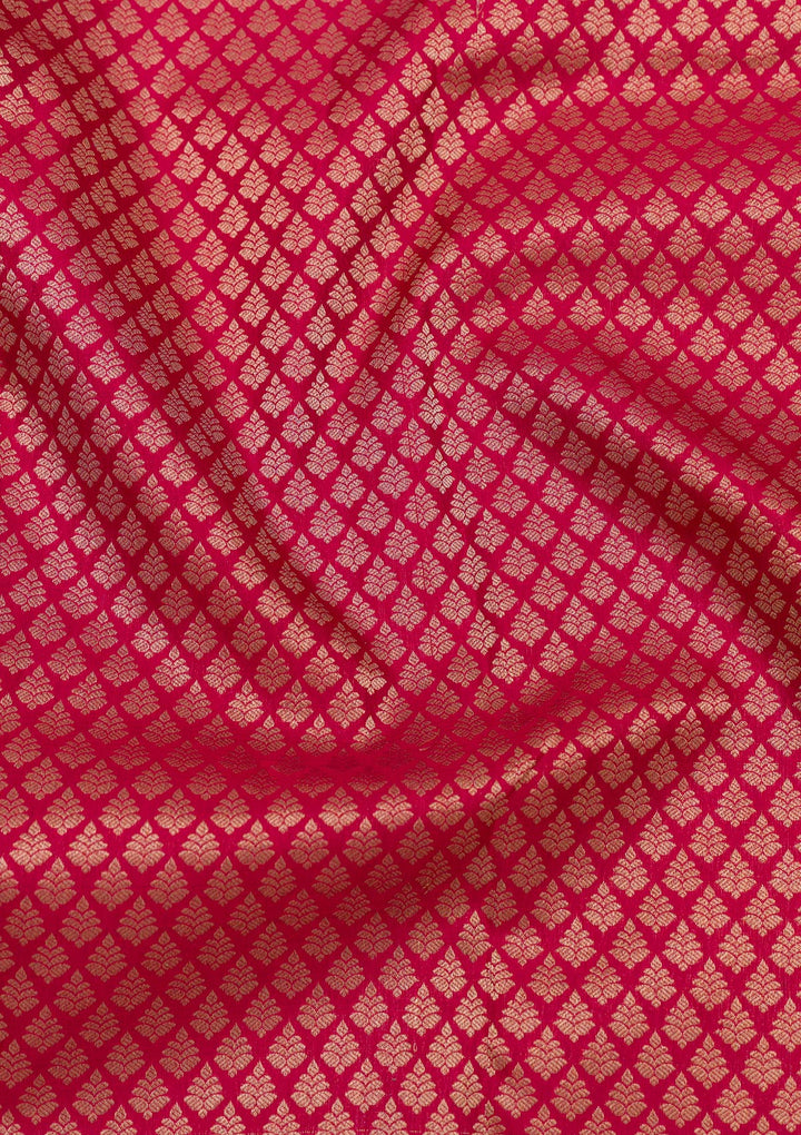 Red Zariwork Pure Silk Saree