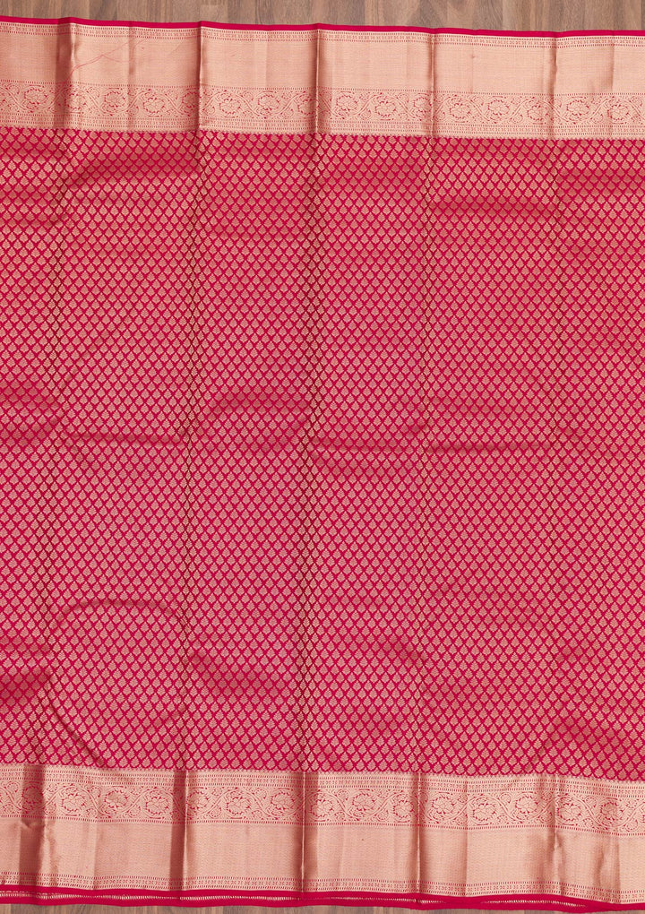 Red Zariwork Pure Silk Saree
