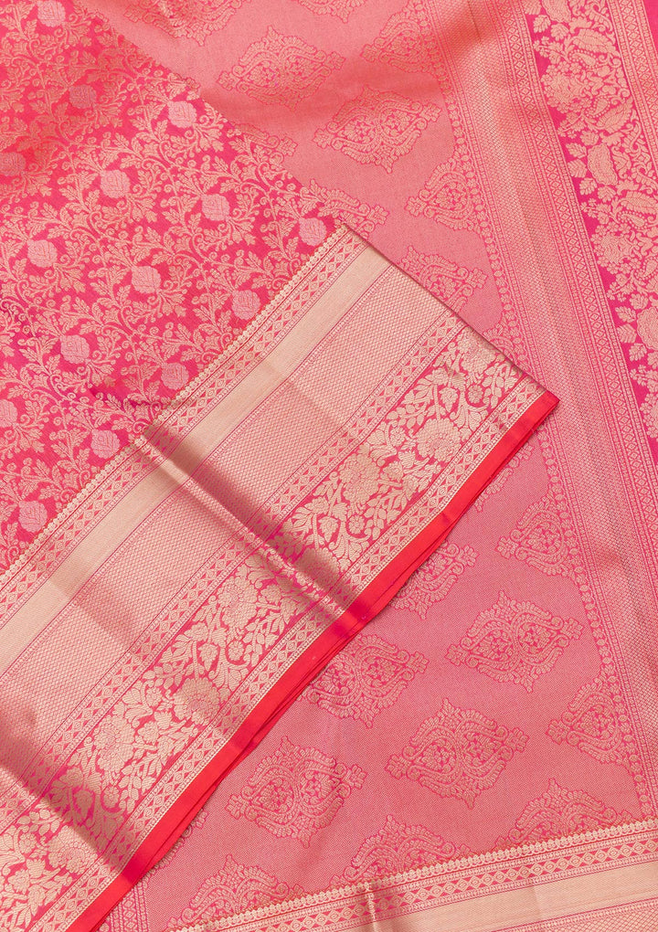 Red Zariwork Kanjivaram Pure Silk Saree