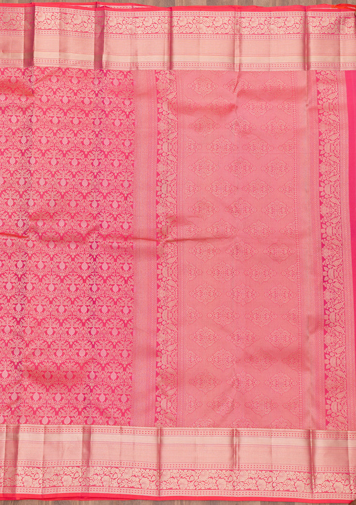 Red Zariwork Kanjivaram Pure Silk Saree