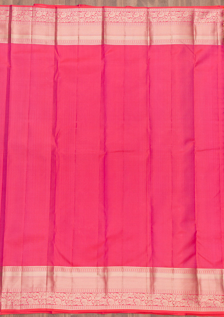Red Zariwork Kanjivaram Pure Silk Saree