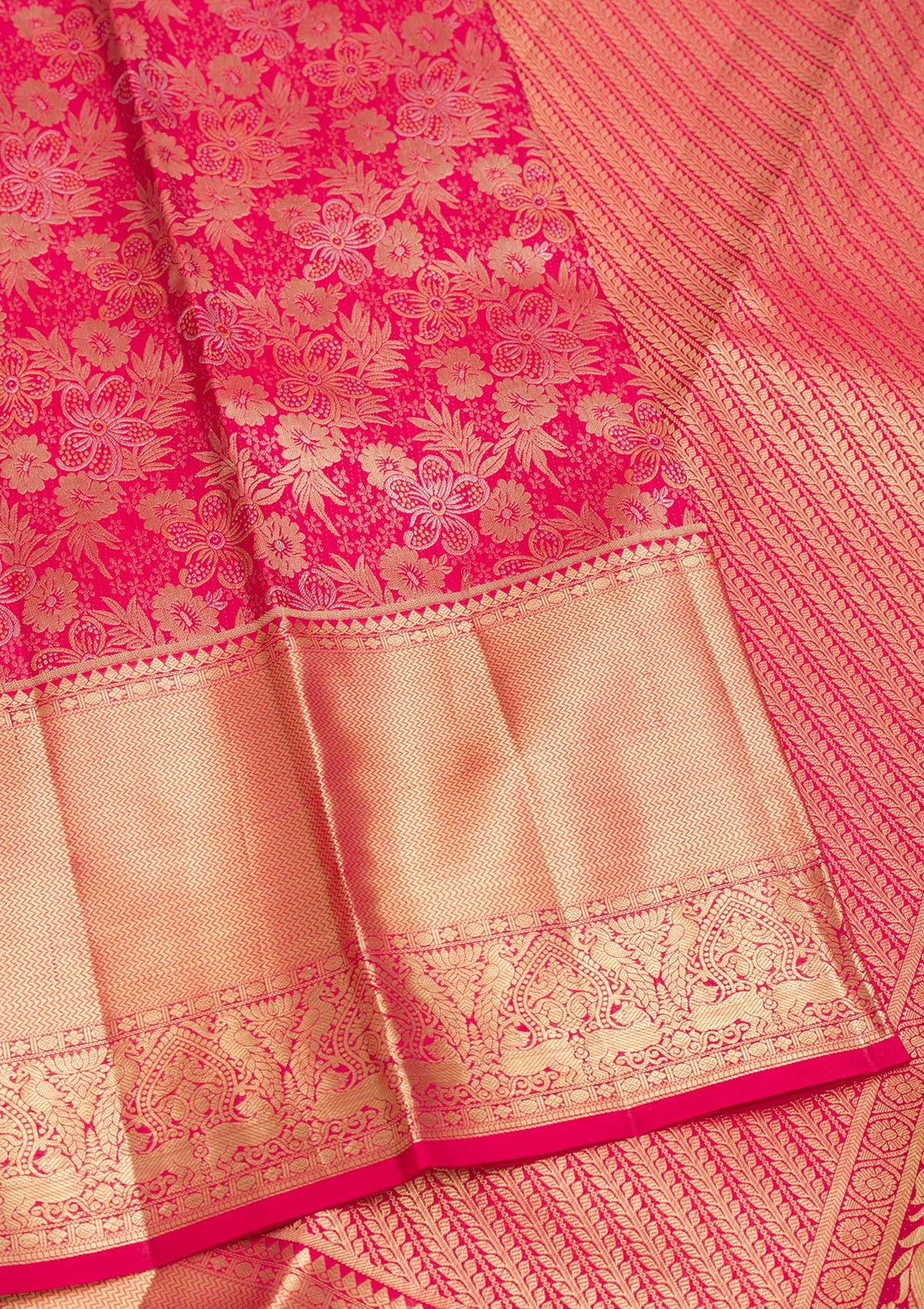 Red Zariwork Pure Silk Saree