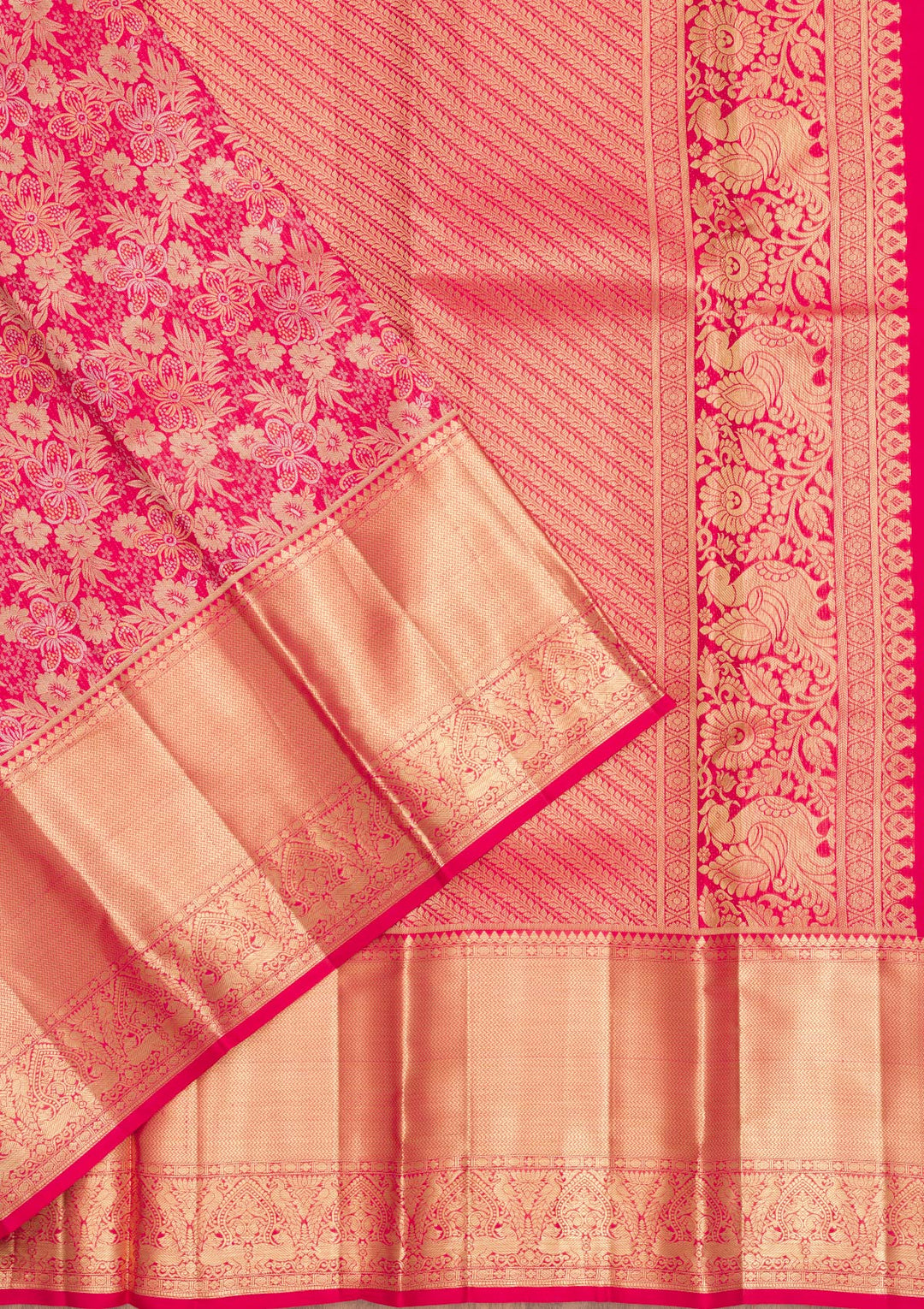 Red Zariwork Pure Silk Saree