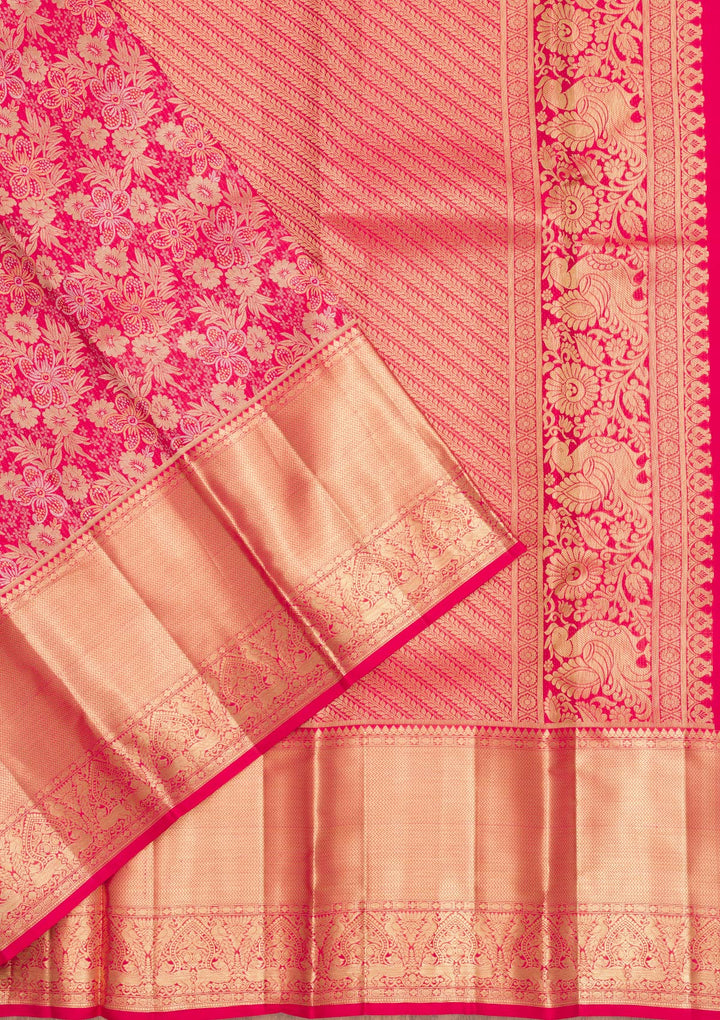 Red Zariwork Pure Silk Saree