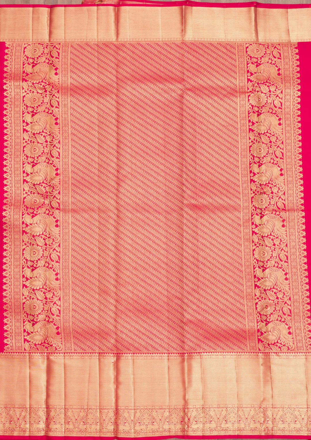Red Zariwork Pure Silk Saree
