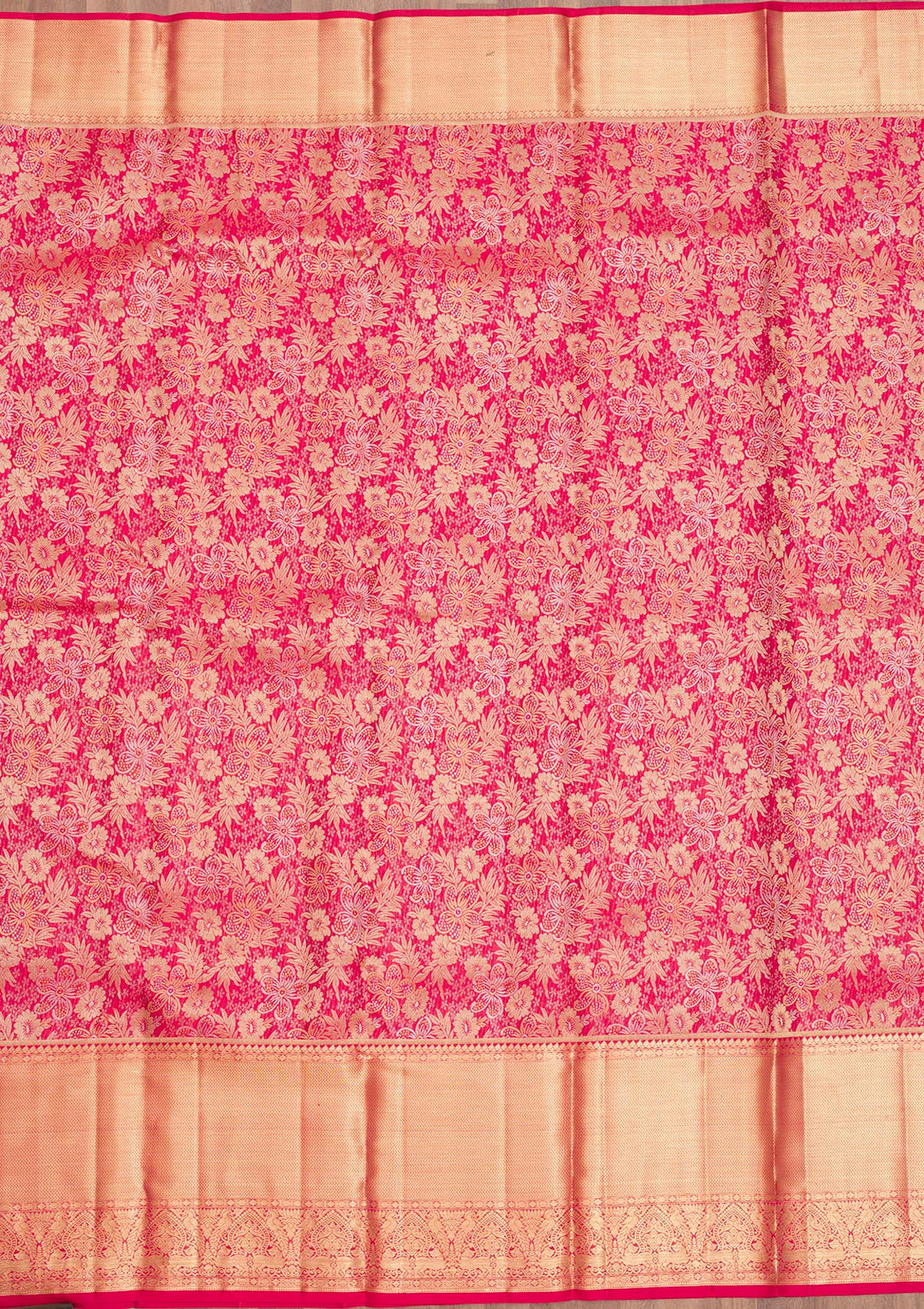 Red Zariwork Pure Silk Saree