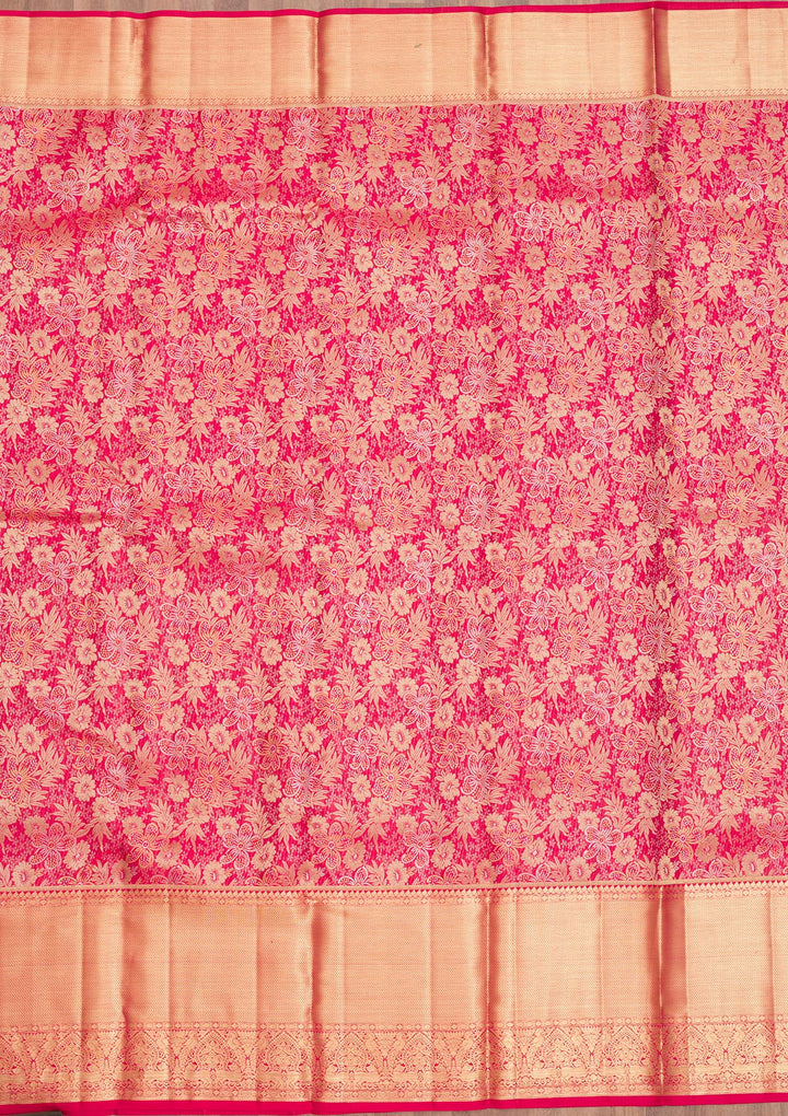 Red Zariwork Pure Silk Saree