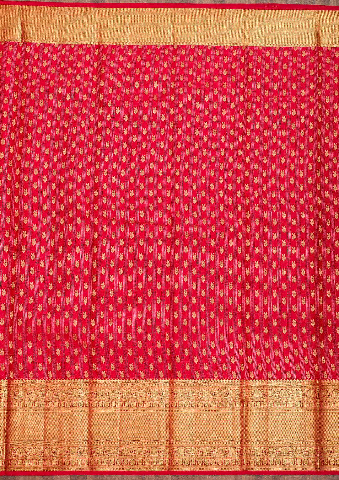 Red Zariwork Kanjivaram Pure Silk Saree