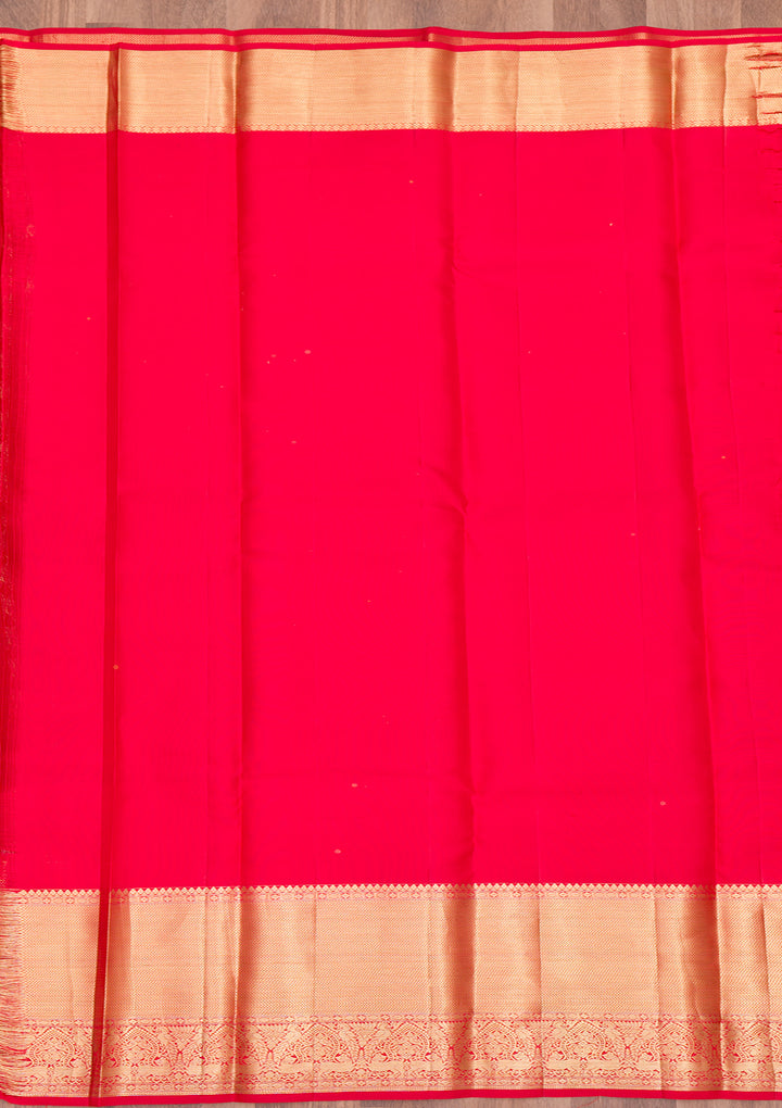 Red Zariwork Pure Silk Saree