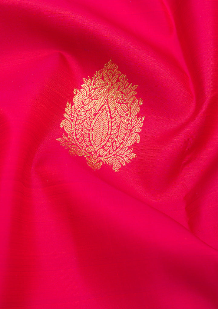 Red Zariwork Banarasi Pure Silk Saree