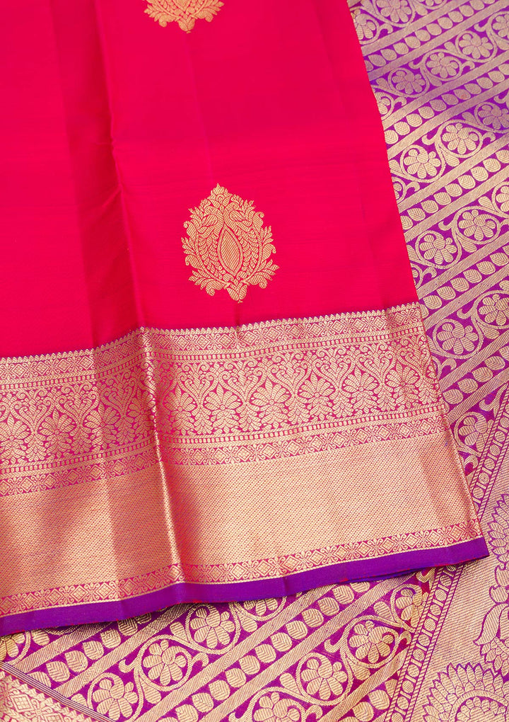 Red Zariwork Banarasi Pure Silk Saree