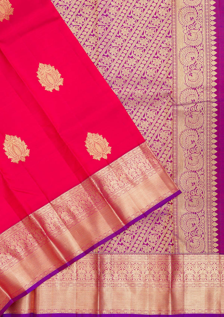 Red Zariwork Banarasi Pure Silk Saree