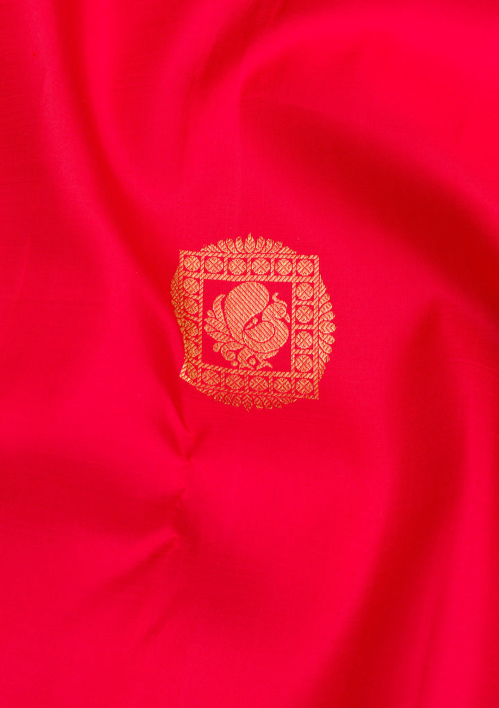 Red Zariwork Banarasi Pure Silk Saree