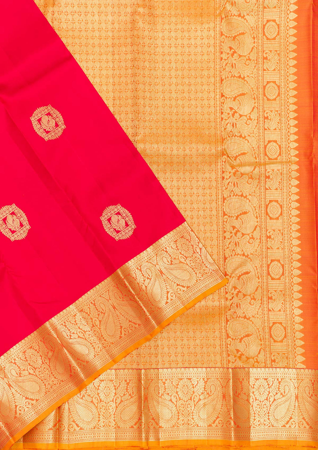 Red Zariwork Banarasi Pure Silk Saree