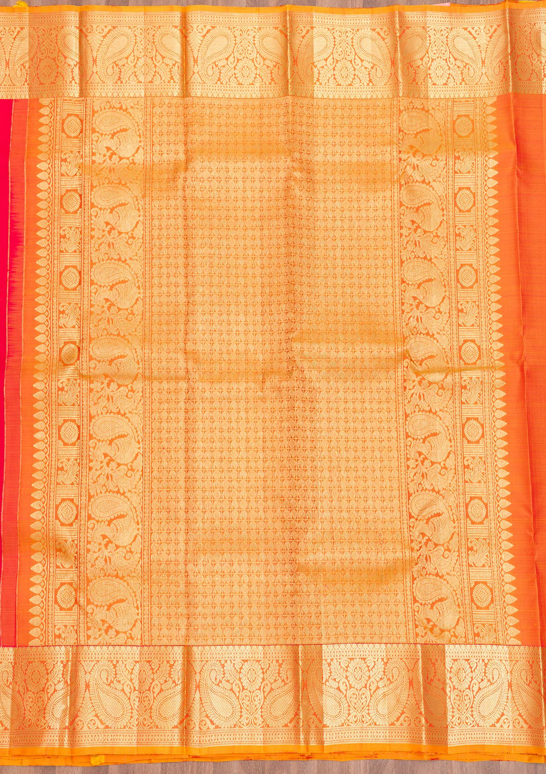 Red Zariwork Banarasi Pure Silk Saree