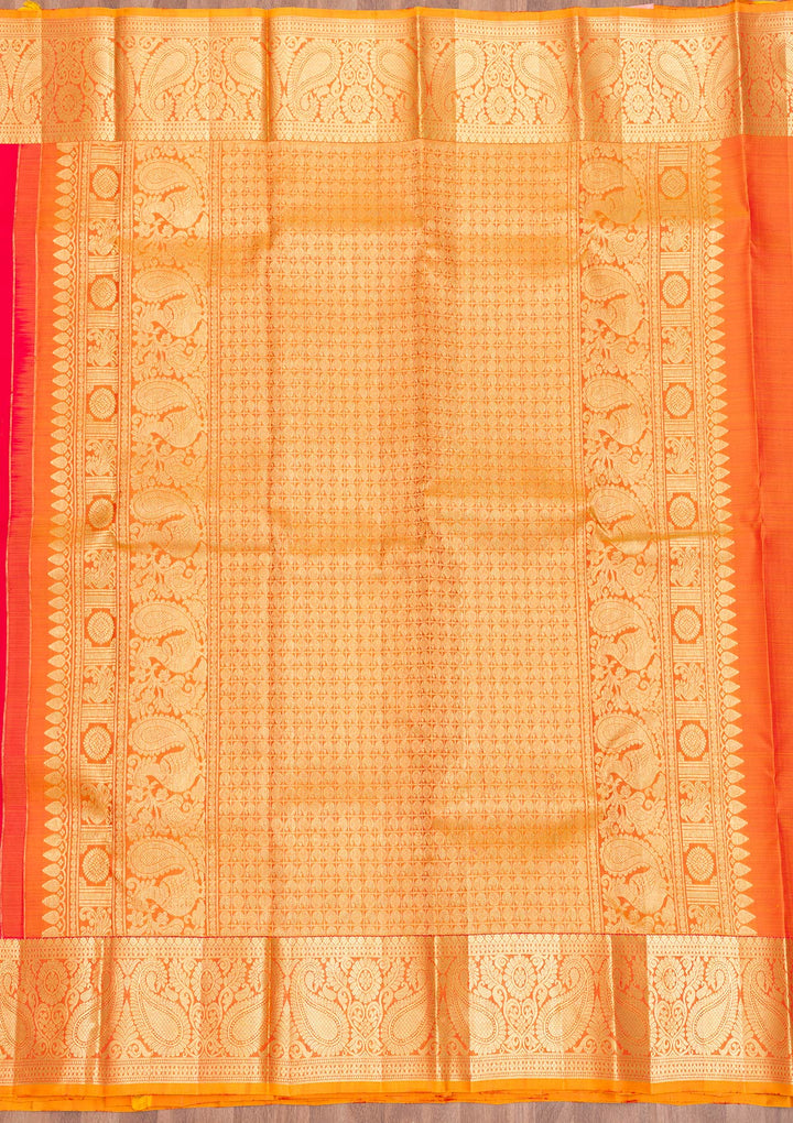 Red Zariwork Banarasi Pure Silk Saree