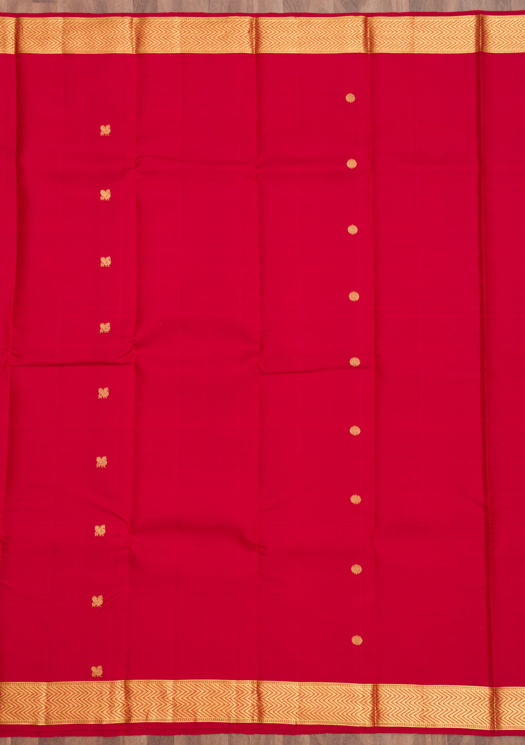 Red Zariwork Pure Silk Saree