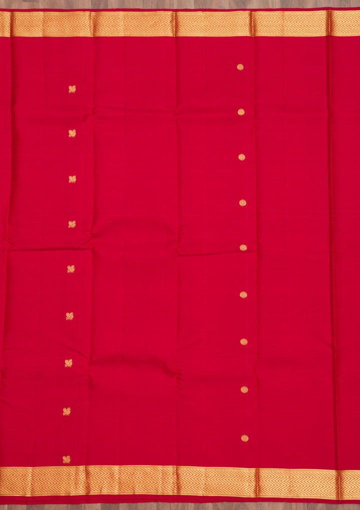 Red Zariwork Pure Silk Saree