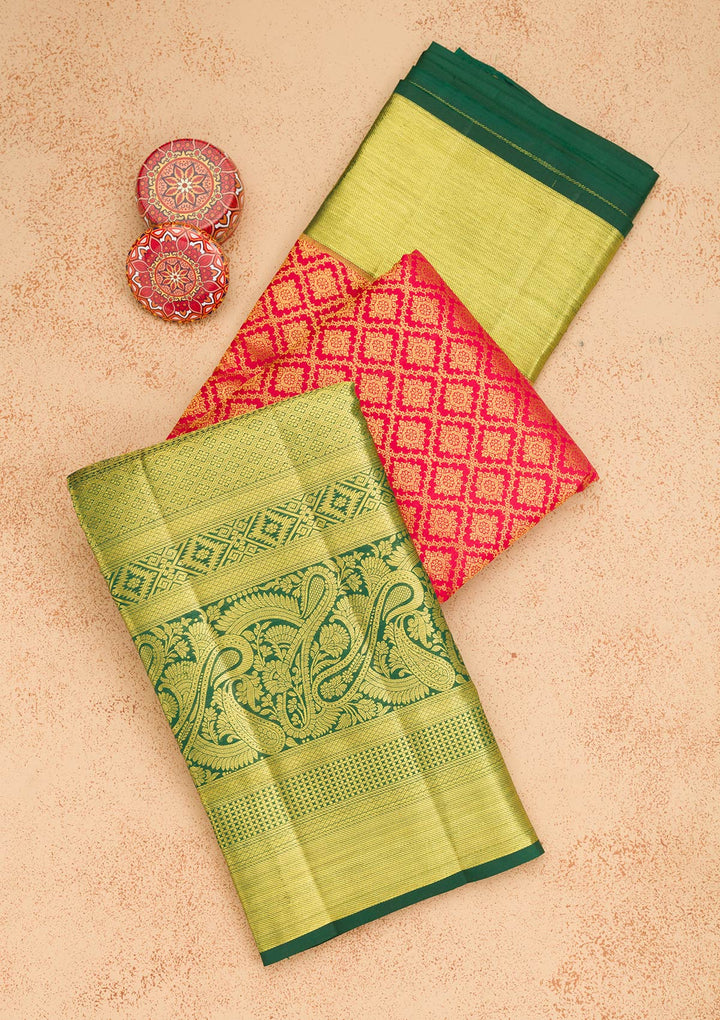 Red Zariwork Pure Silk Saree
