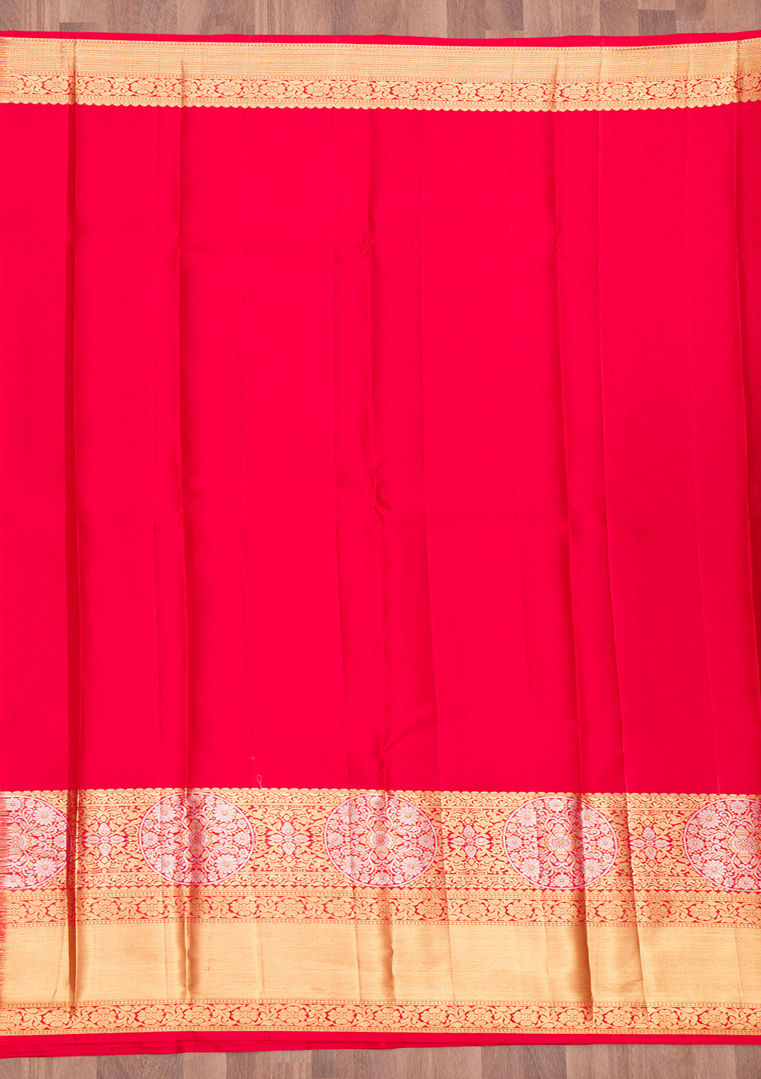 Red Zariwork Pure Silk Saree