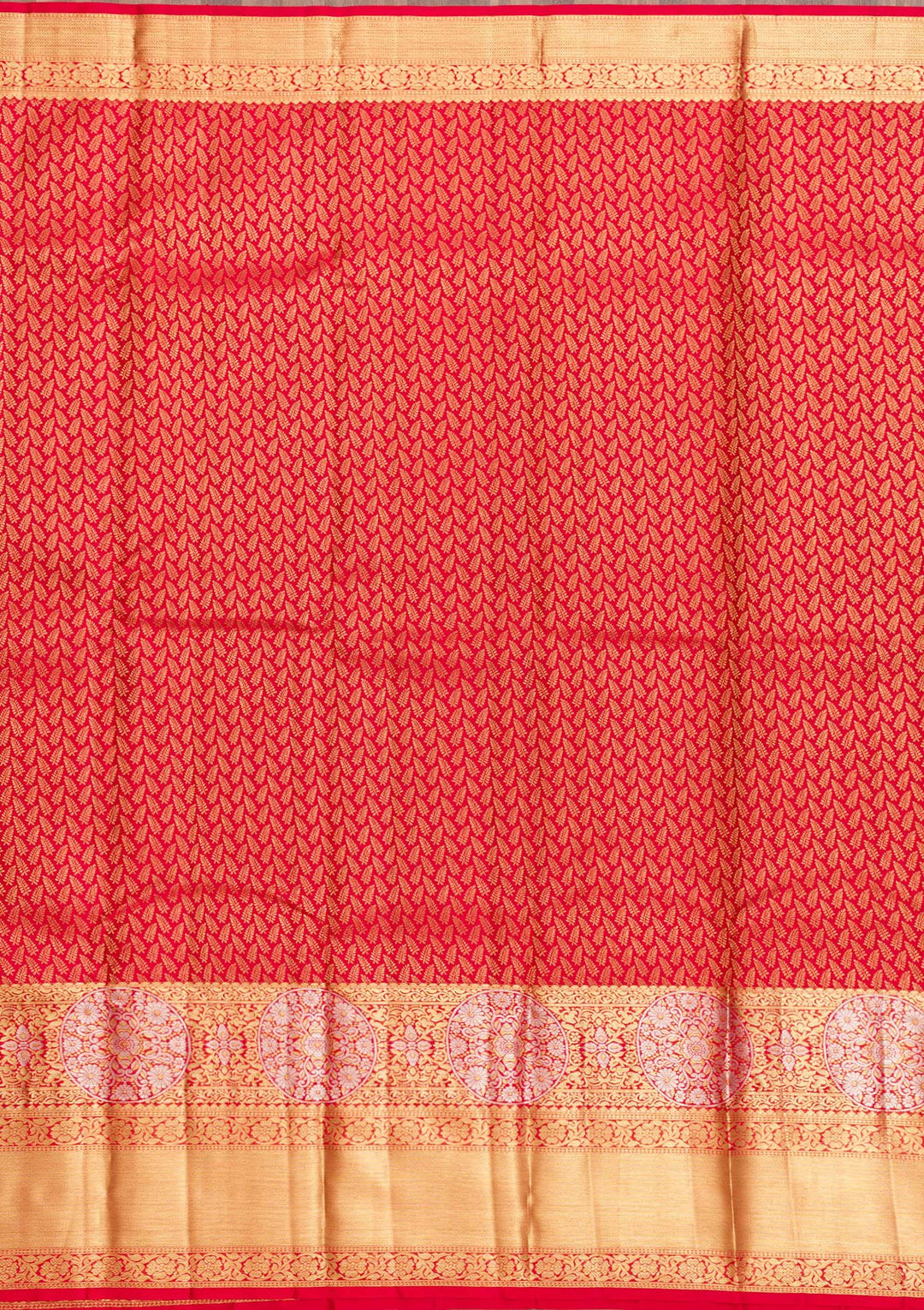 Red Zariwork Kanjivaram Pure Silk Saree
