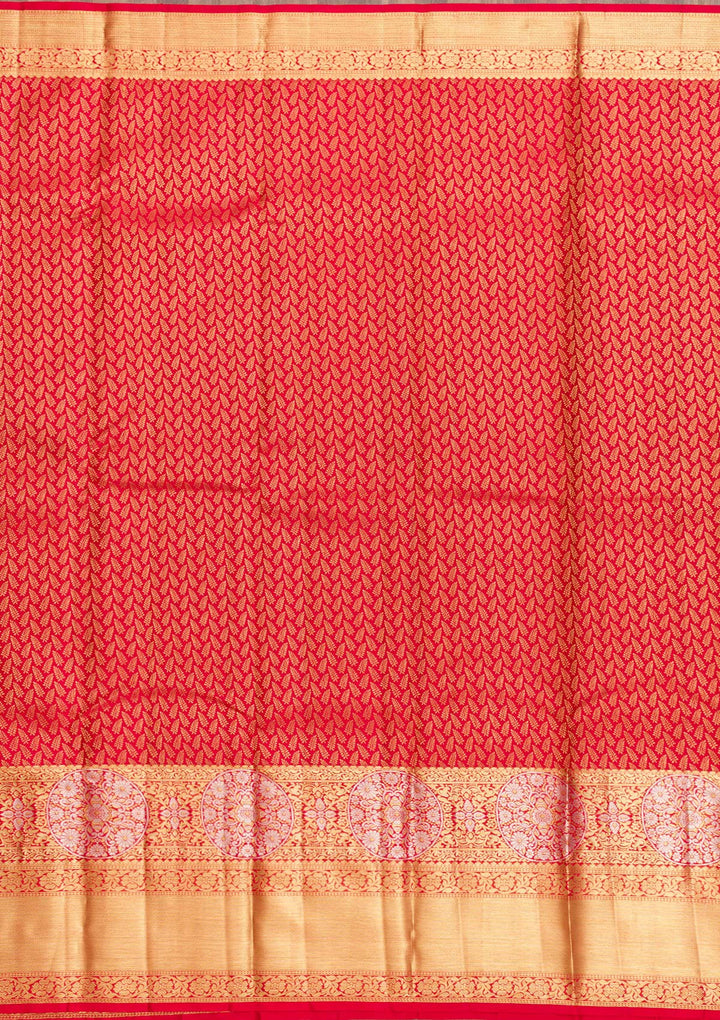 Red Zariwork Kanjivaram Pure Silk Saree