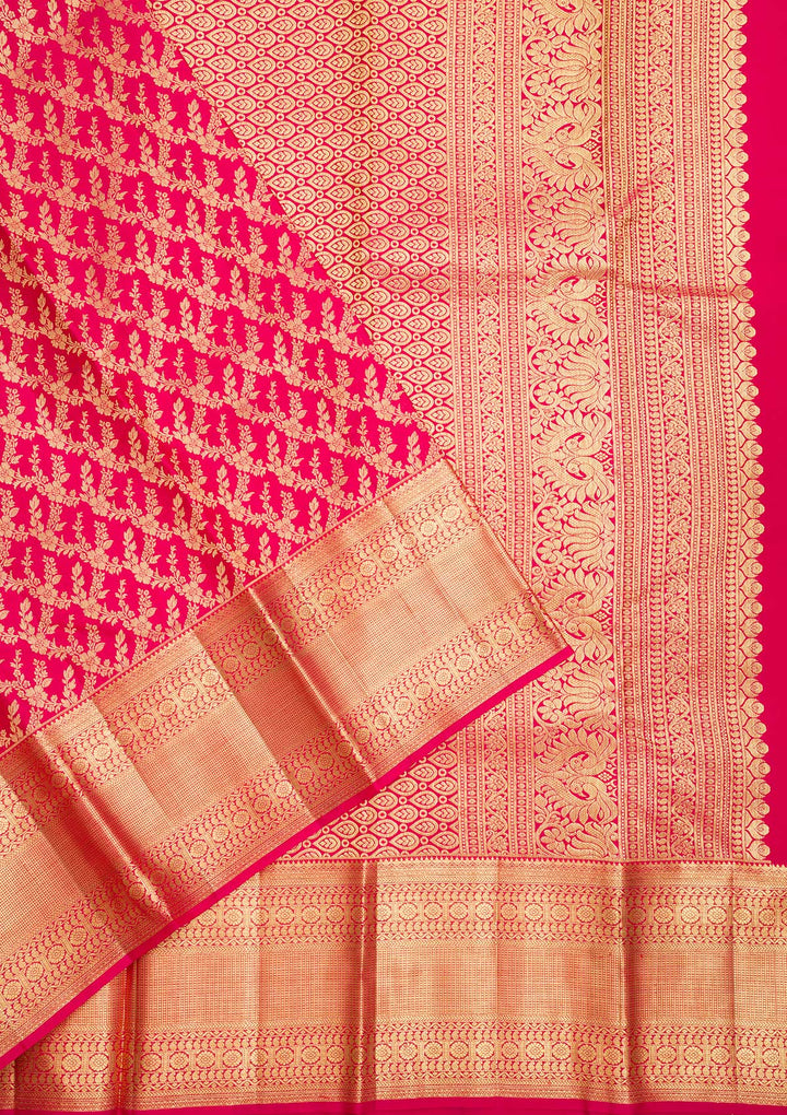 Red Zariwork Banarasi Pure Silk Saree