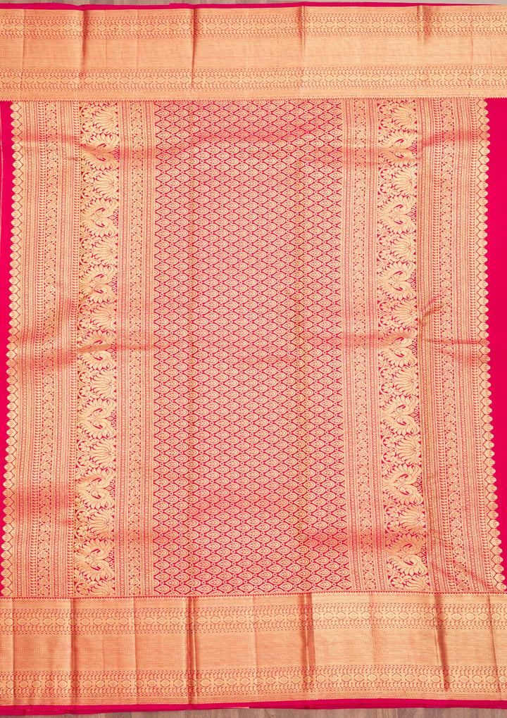 Red Zariwork Banarasi Pure Silk Saree