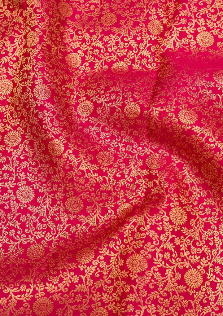 Red Zariwork Pure Silk Saree