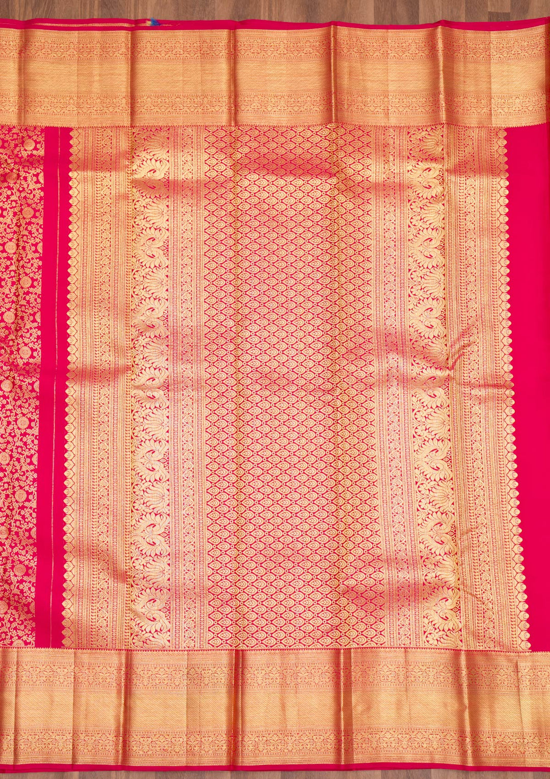 Red Zariwork Pure Silk Saree