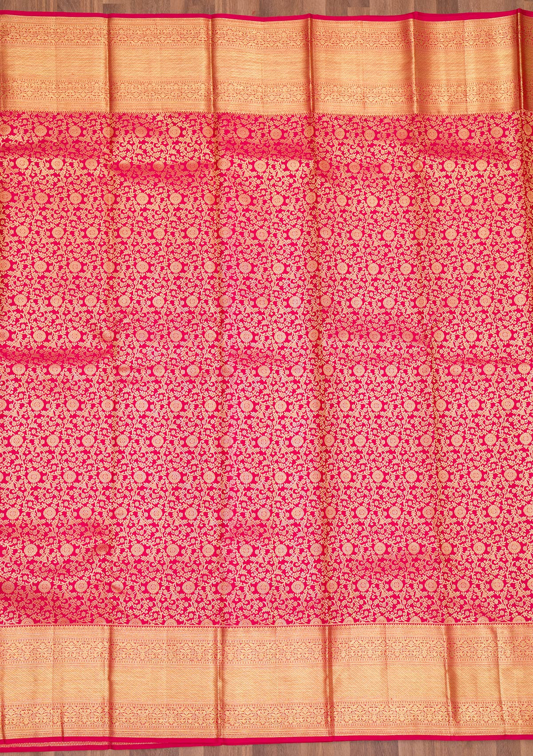 Red Zariwork Pure Silk Saree
