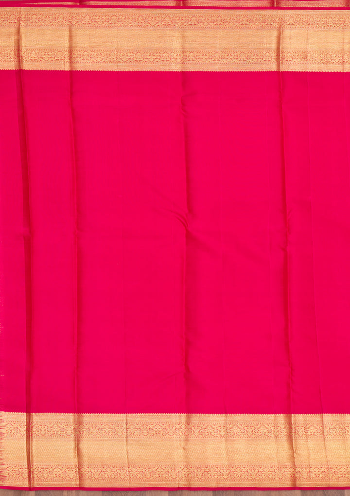Red Zariwork Pure Silk Saree