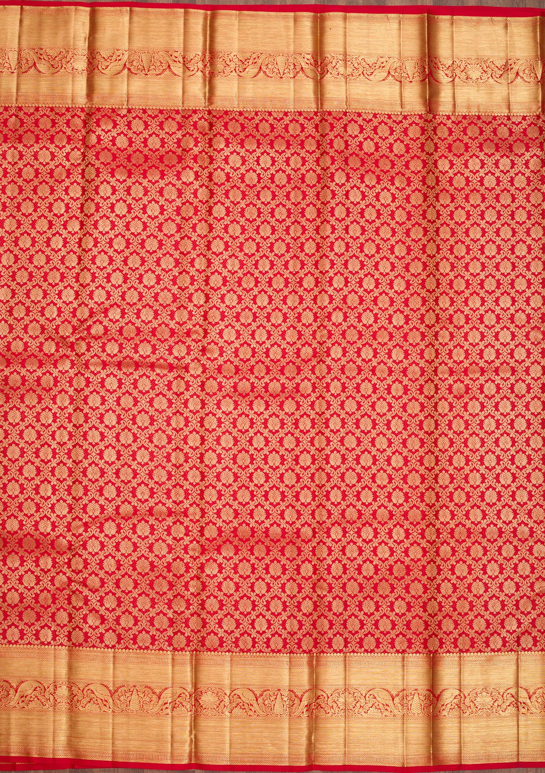 Red Zariwork Banarasi Pure Silk Saree