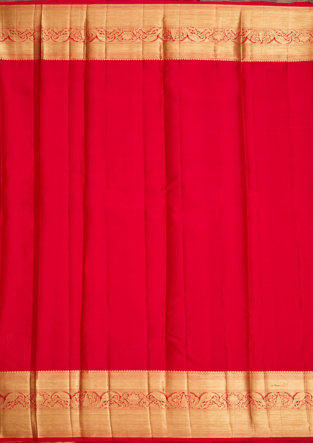 Red Zariwork Banarasi Pure Silk Saree