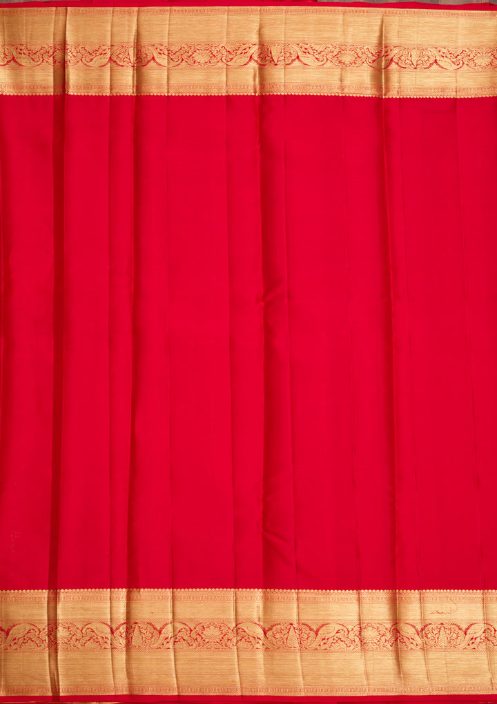 Red Zariwork Banarasi Pure Silk Saree
