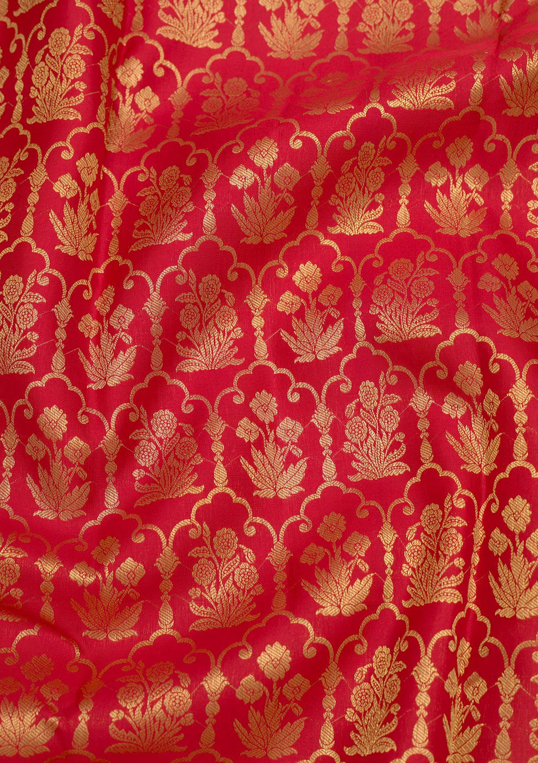 Red Zariwork Pure Silk Saree