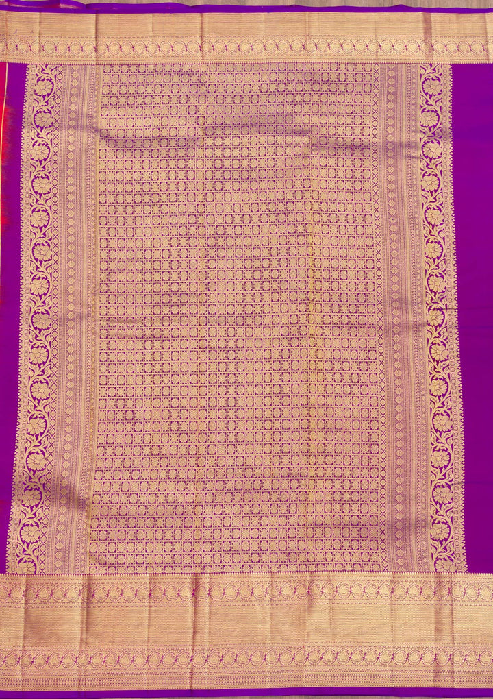 Red Zariwork Banarasi Pure Silk Saree
