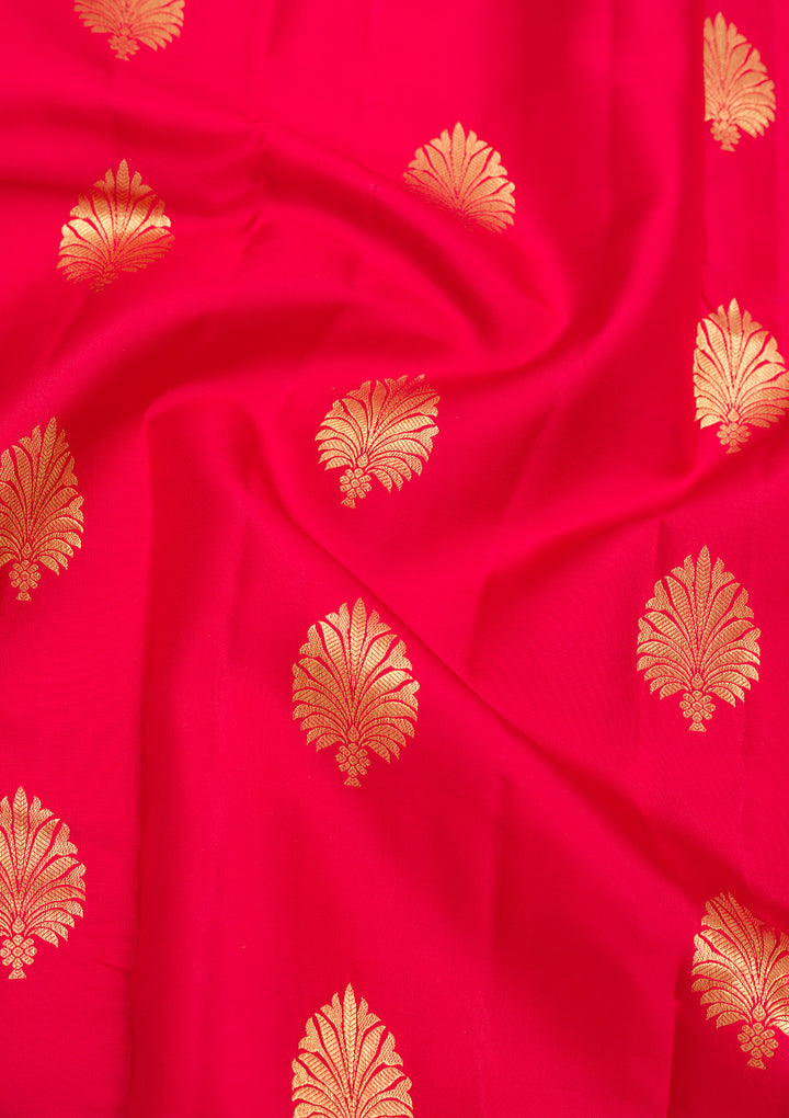 Red Zariwork Banarasi Pure Silk Saree